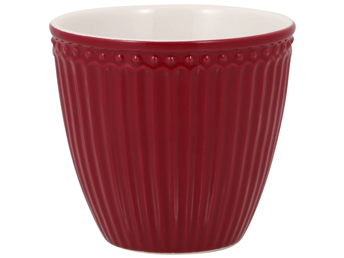 Greengate Alice Latte Cup claret red 0,35 l