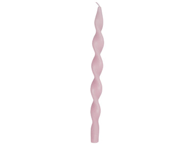 Greengate Kerze twisted pale pink large 2 Stück