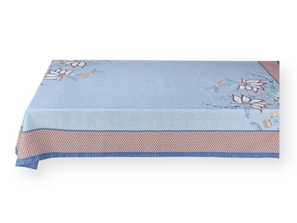 PIP STUDIO Flower Festival Tischdecke Blue 150 x 300 cm