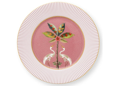 PIP STUDIO La Majorelle Brotteller pink mit Palme 17 cm
