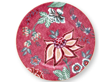 PIP STUDIO Flower Festival Gebäckteller dark pink 17 cm