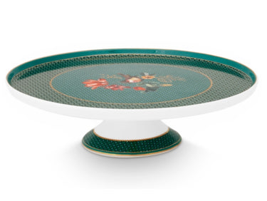 PIP STUDIO Winter Wonderland mini Kuchenplatte bird green 21c