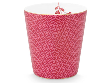 PIP STUDIO Royal Tiles dark pink Becher ohne Henkel 0,23 l