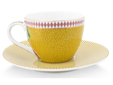PIP STUDIO La Majorelle Espressotasse m Untere gelb 0,12 l