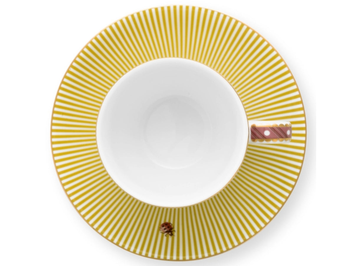 PIP STUDIO La Majorelle Espressotasse m Untere gelb 0,12 l