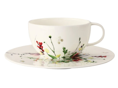 Rosenthal Brillance Fleurs Sauvages Tee-/Cappucinotasse 2tlg