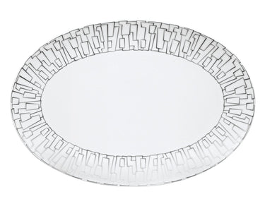 Rosenthal TAC Gropius Skin Platin Platte 34 cm