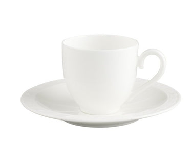 Villeroy & Boch White Pearl Mokka-/Espressotasse 2tlg.