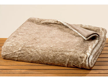 Boltze Decke Wolf beige 200 x 150 cm