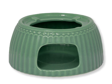 Greengate Alice Stövchen dusty green 13 x 5cm