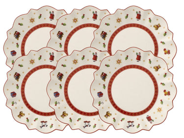 Villeroy & Boch Toy's Delight Brotteller weiss 17 cm Set6 Freisteller
