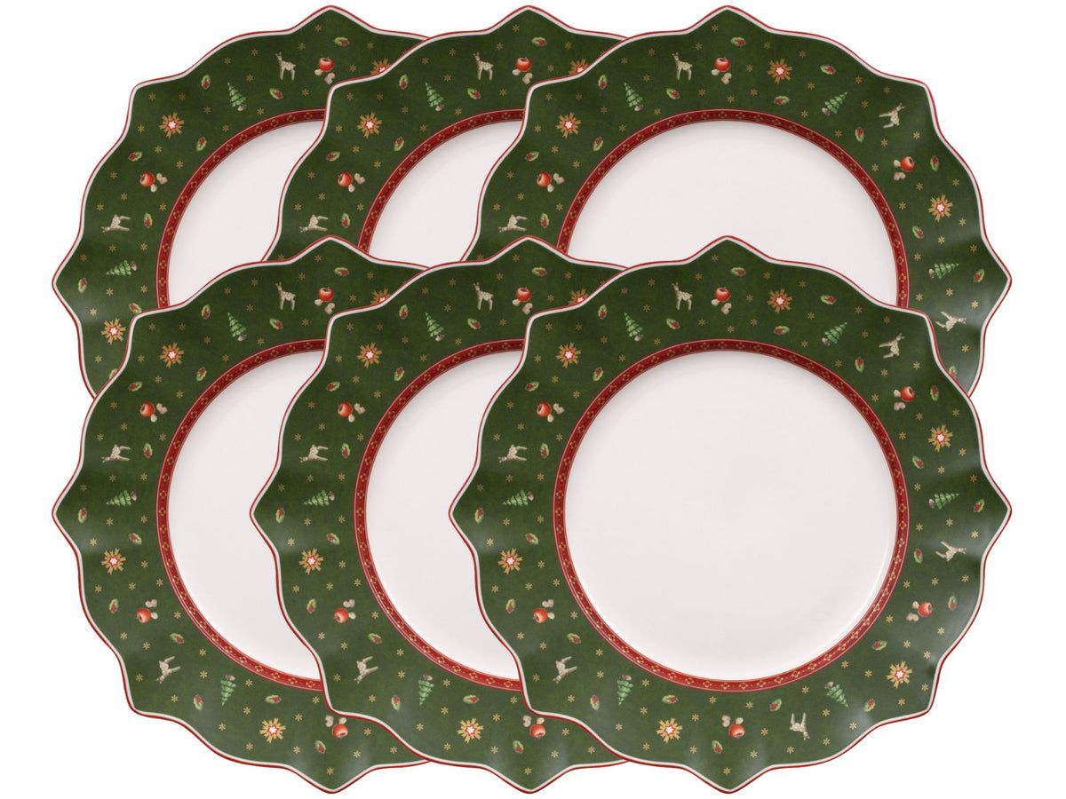 Villeroy & Boch Toy's Delight Speiseteller grün 29 cm Set6 Freisteller