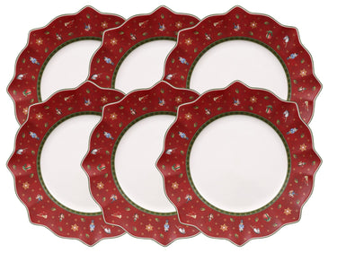 Villeroy & Boch Toy's Delight Speiseteller rot 29 cm Set6 Freisteller