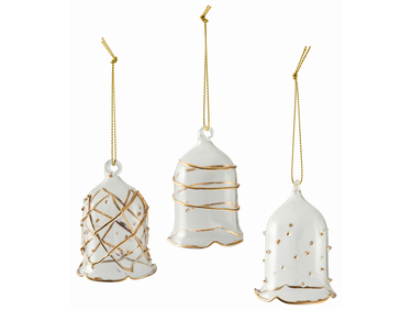 Villeroy & Boch Winter Collage Accessoires Glasglocke gold Set3