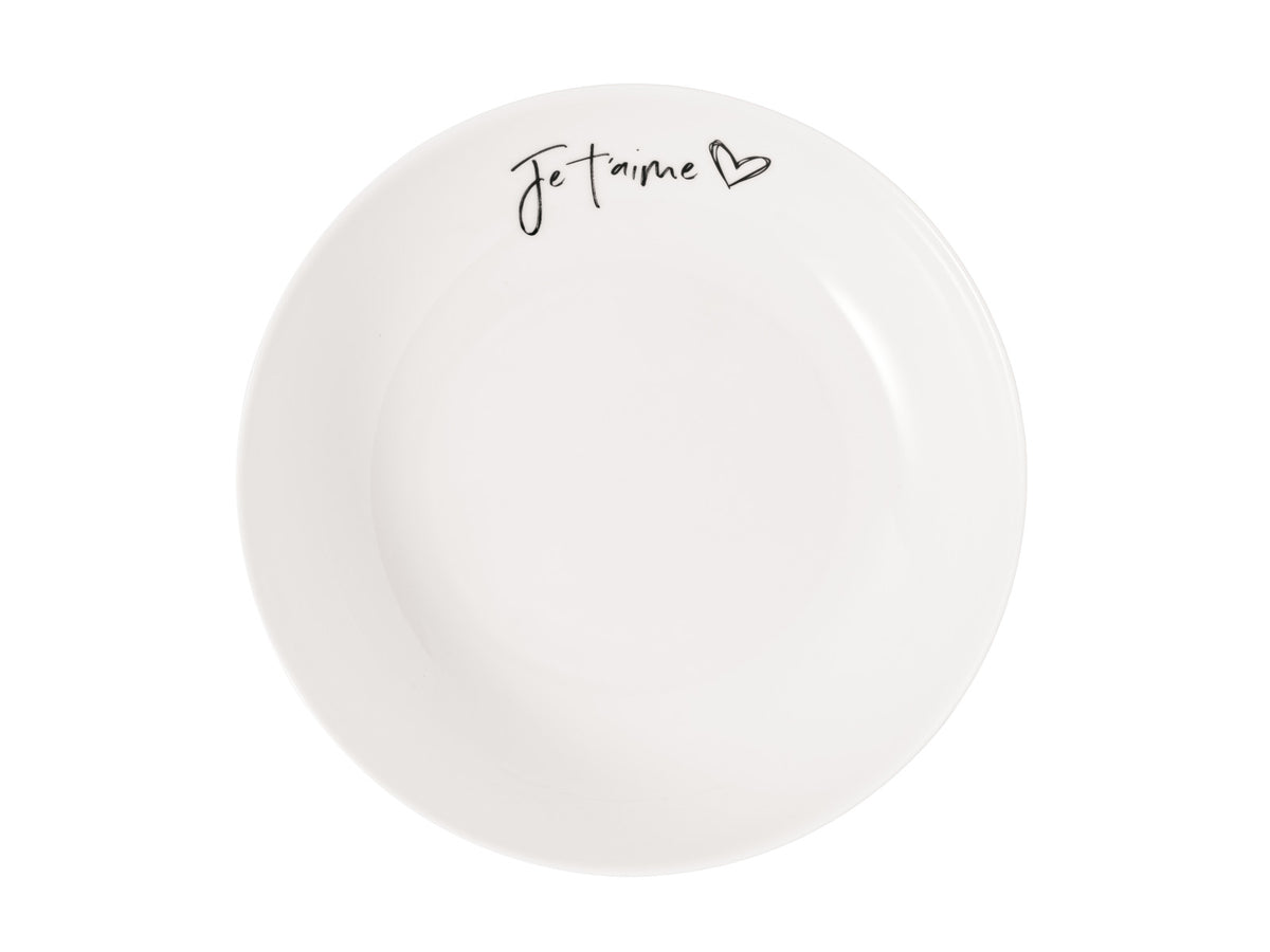 Villeroy & Boch Statement Schale flach je táime 18,5cm Freisteller