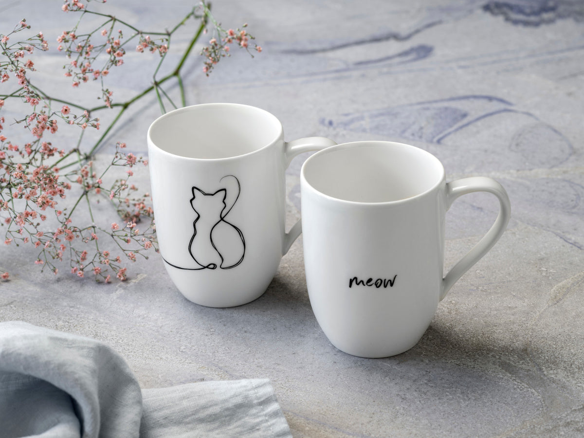 Villeroy & Boch Statement Cat Henkelbecher 0,29l Set 2tlg Lifestyle 1
