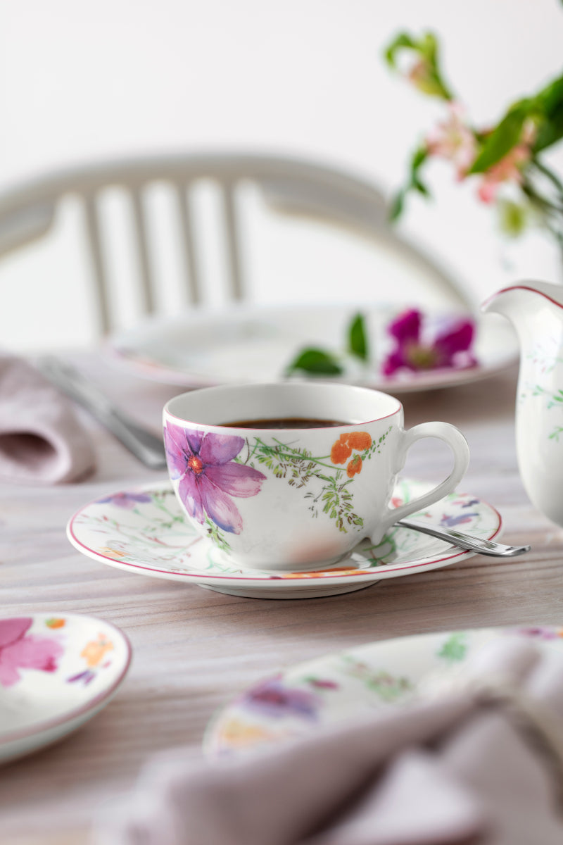Villeroy & Boch Mariefleur Basic Kaffeetasse mit Untertasse 2tlg. Lifestyle 1