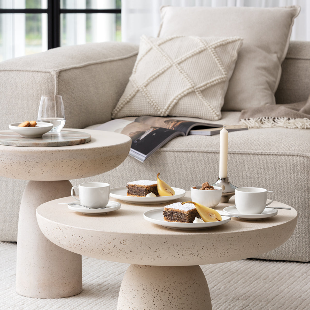 Villeroy & Boch Afina Dipschälchen weiß 0,08l Set6 Lifestyle 1