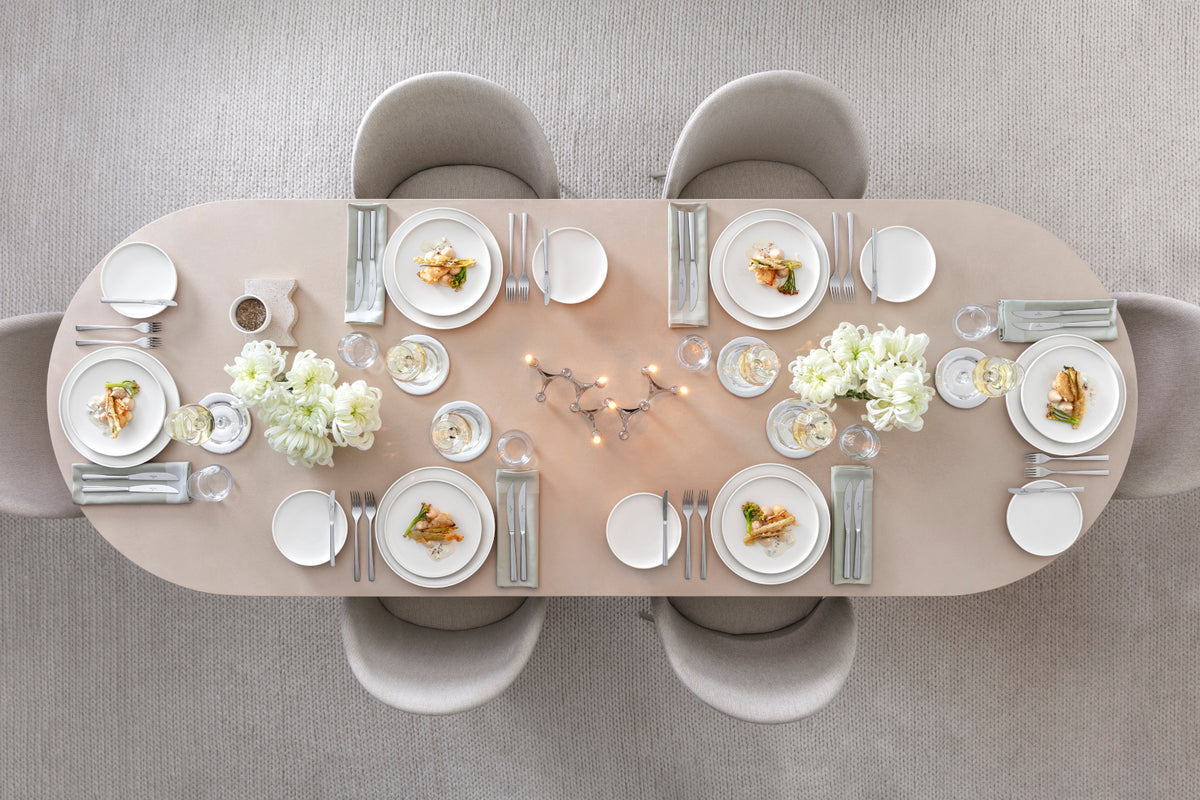 Villeroy & Boch Afina Speiseteller weiß 27cm Set6 Lifestyle 2