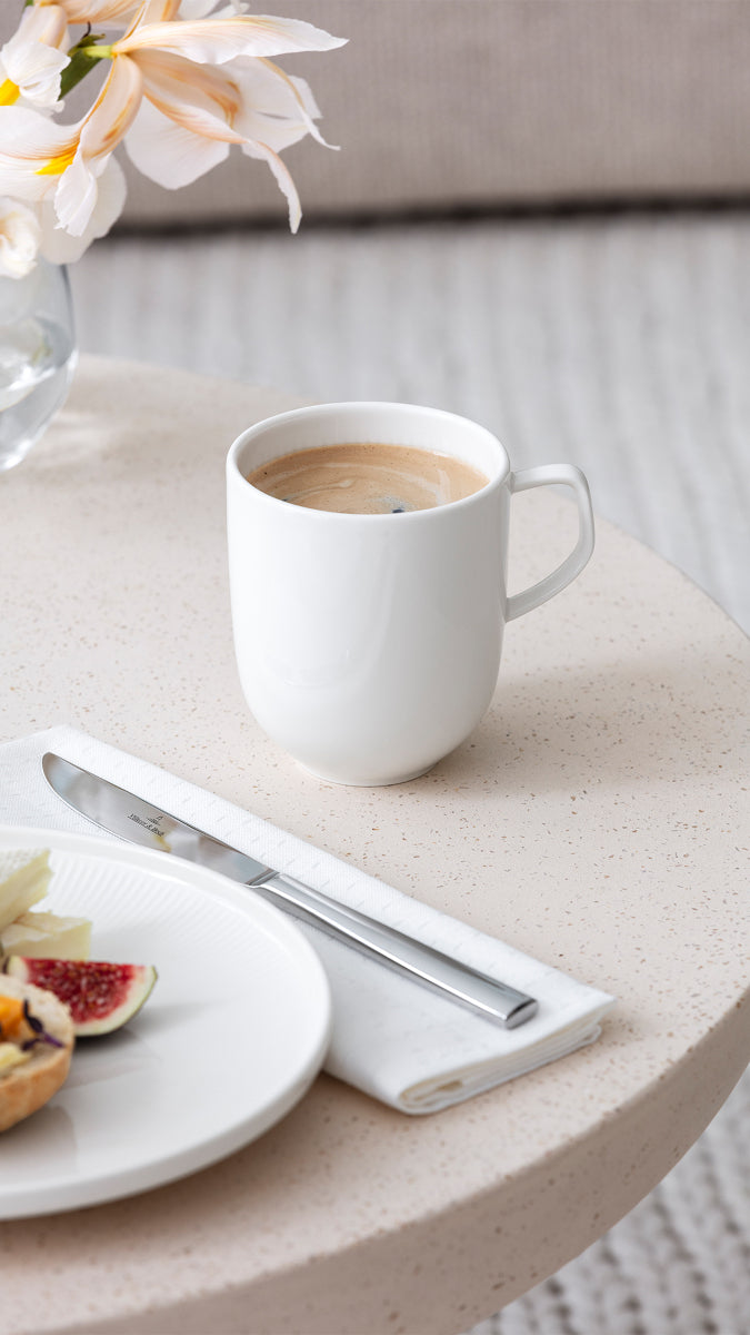 Villeroy & Boch Afina Becher m.H. weiß 0,3l Set6 Lifestyle