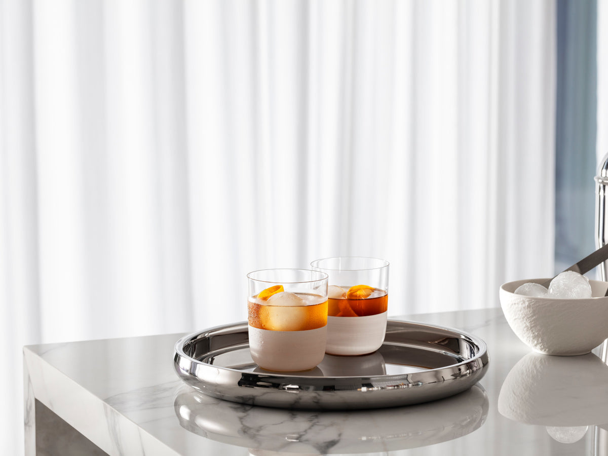 Villeroy & Boch Manufacture Rock blanc Whiskybecher Set 4tlg Lifestyle 4