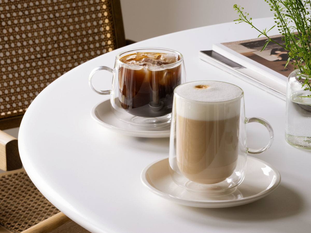 Villeroy & Boch Artesano Hot&Cold Beverages Cappuccino-Glas 0,25l Set 2tlg Lifestyle 1