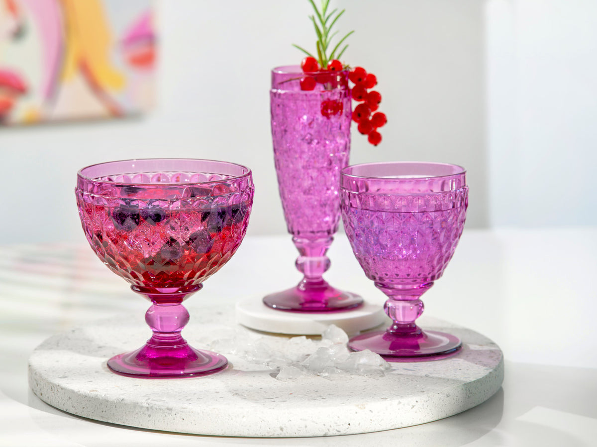 Villeroy & Boch Boston Berry Sektglas lila 0,12l Lifestyle 1