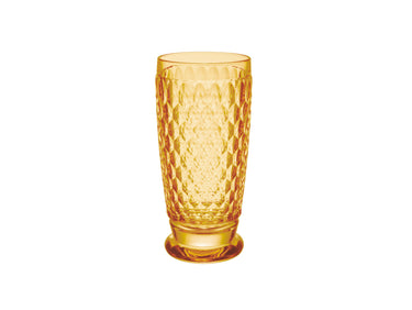 Villeroy & Boch Boston Saffron Longdrinkglas gelb 0,3l Freisteller