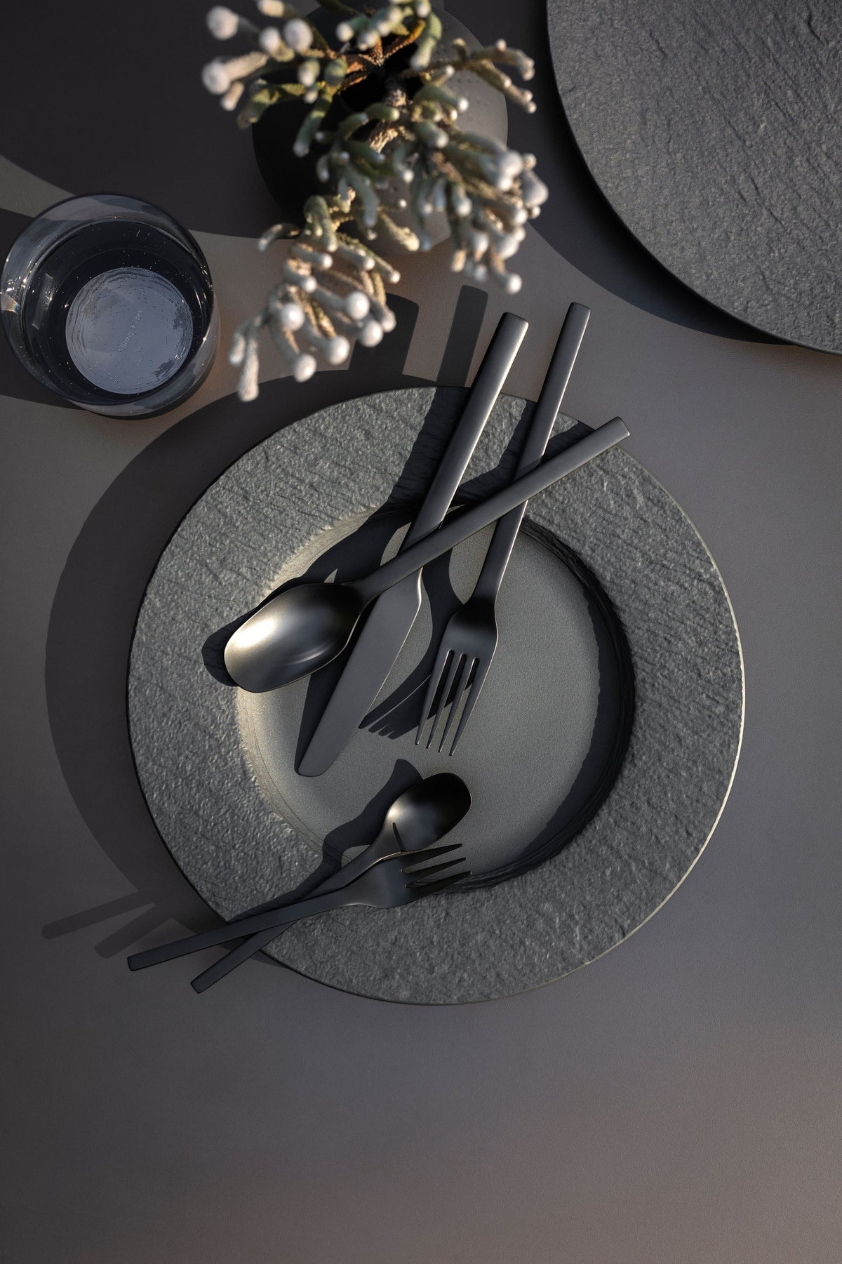 Villeroy & Boch Manufacture Rock Frühstücksteller 22 cm Set6