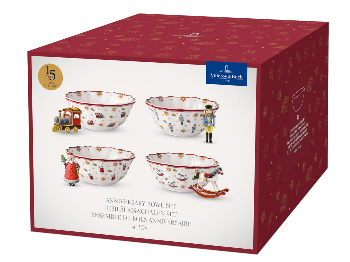 Villeroy & Boch Toy's Delight Jubiläums-Schalen Set 4tlg Freisteller 2