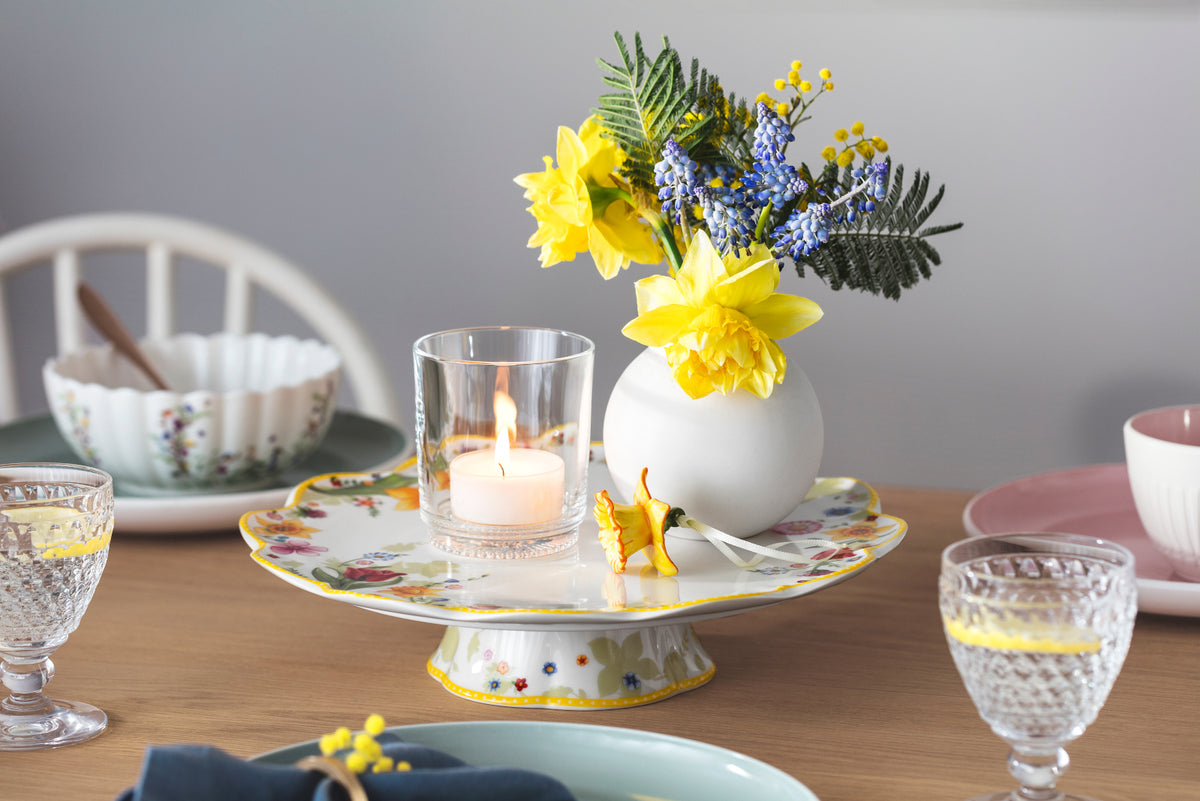 Villeroy & Boch Spring Awakening Tortenplatte auf Fuß 33 cm Lifestyle