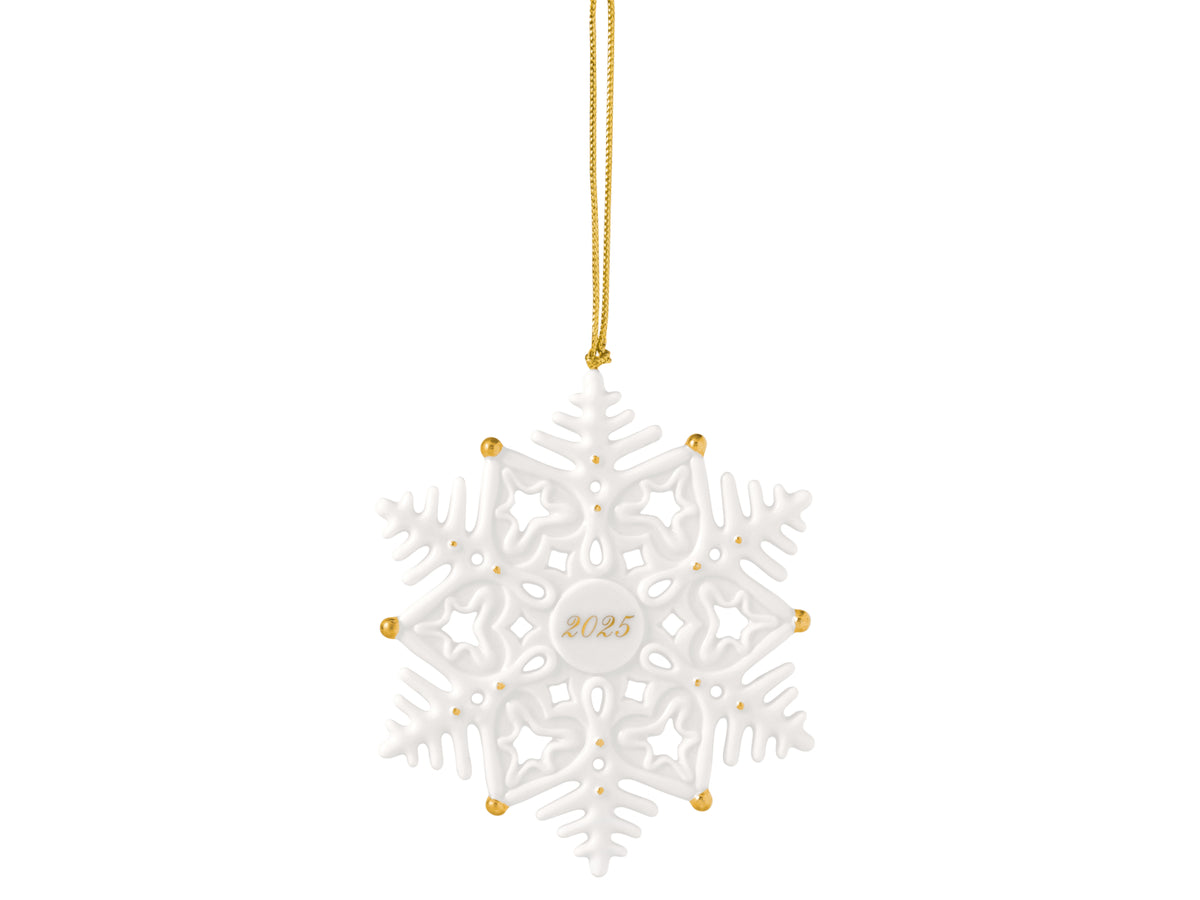 Villeroy & Boch Christmas Classics Ornament Schneeflocke 2025 Freisteller 1