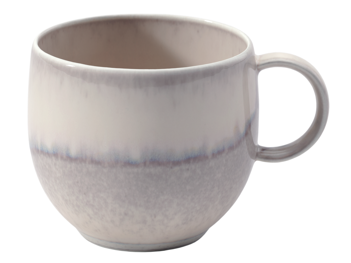 like. by Villeroy & Boch Perlemor Sand Becher mit Henkel 0,21l Freisteller 1
