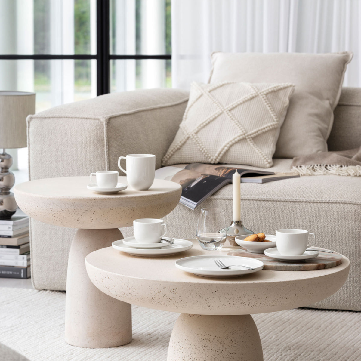 Villeroy & Boch Afina Becher m.H. weiß 0,3l Set6 Lifestyle 1