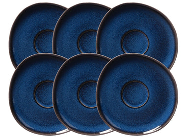 like Villeroy & Boch Lave bleu Kaffeeuntertasse 15cm Set6 Freisteller