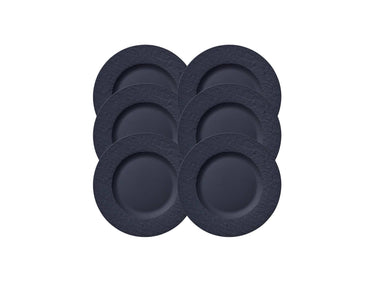 Villeroy & Boch Manufacture Rock Frühstücksteller 22 cm Set6