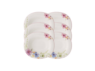 Villeroy & Boch Mariefleur Basic Suppenteller oval 24 x 21 cm Set6