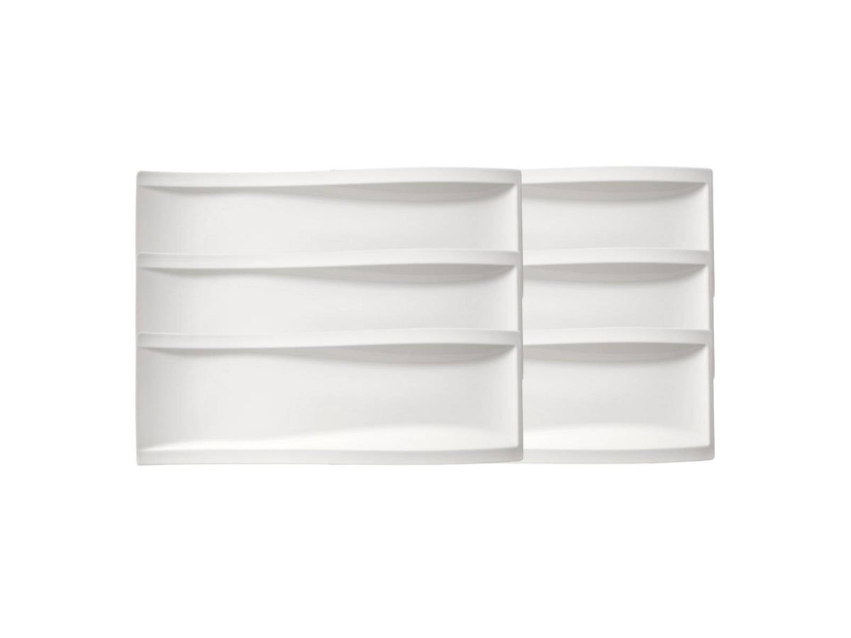 Villeroy & Boch New Wave Antipastiteller 42 x 15 cm Set6