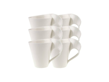 Villeroy & Boch New Wave Caffe Becher mit Henkel 0,3 l Set6