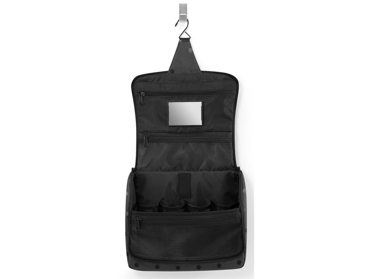 reisenthel toiletbag XL glossy dots black Freisteller 3