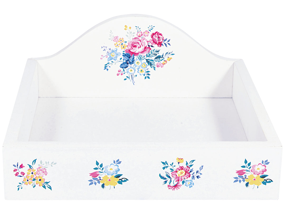 Greengate Elina Serviettenhalter white 19x19x4cm Freisteller 1