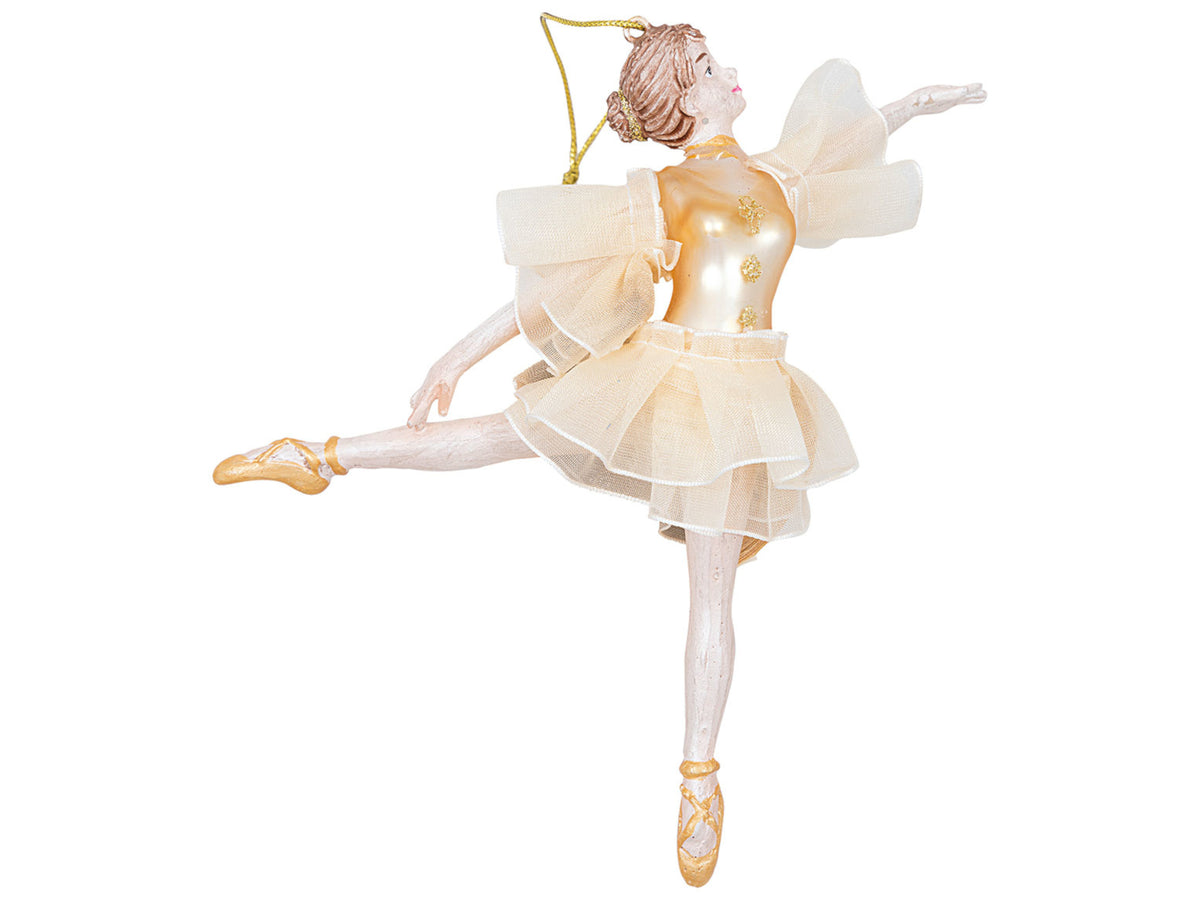 Greengate Anhänger Glas Ballerina gold 16cm Freisteller 1