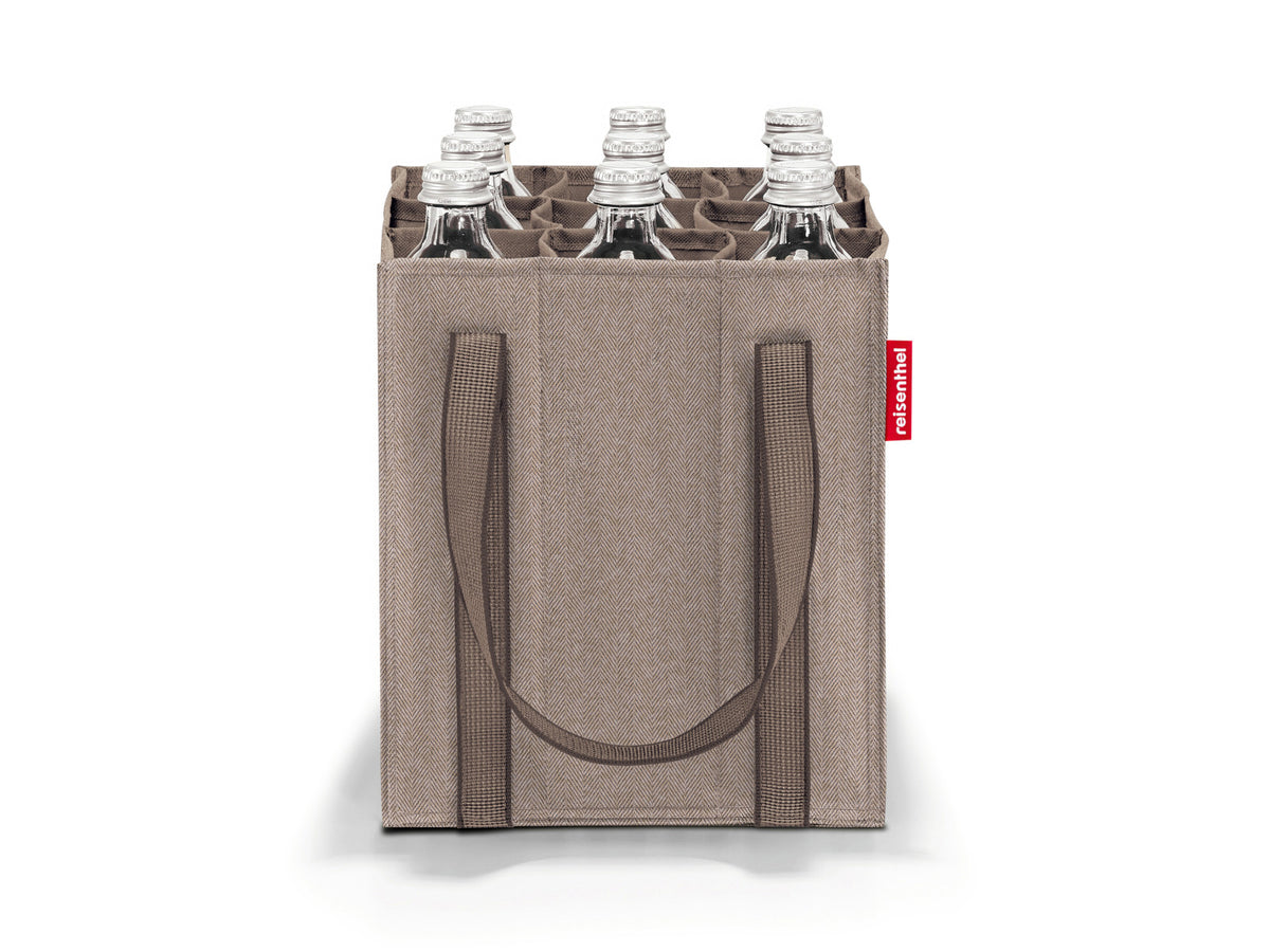 reisenthel bottlebag herringbone mokka Freisteller 1