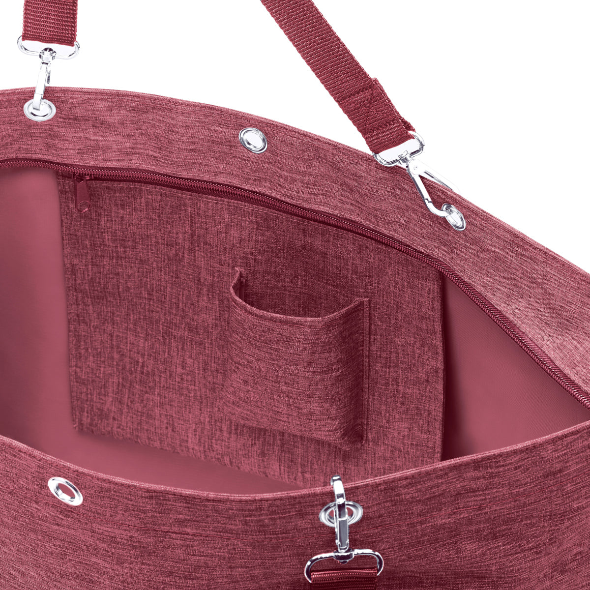 reisenthel shopper XL twist maroon Freisteller 4