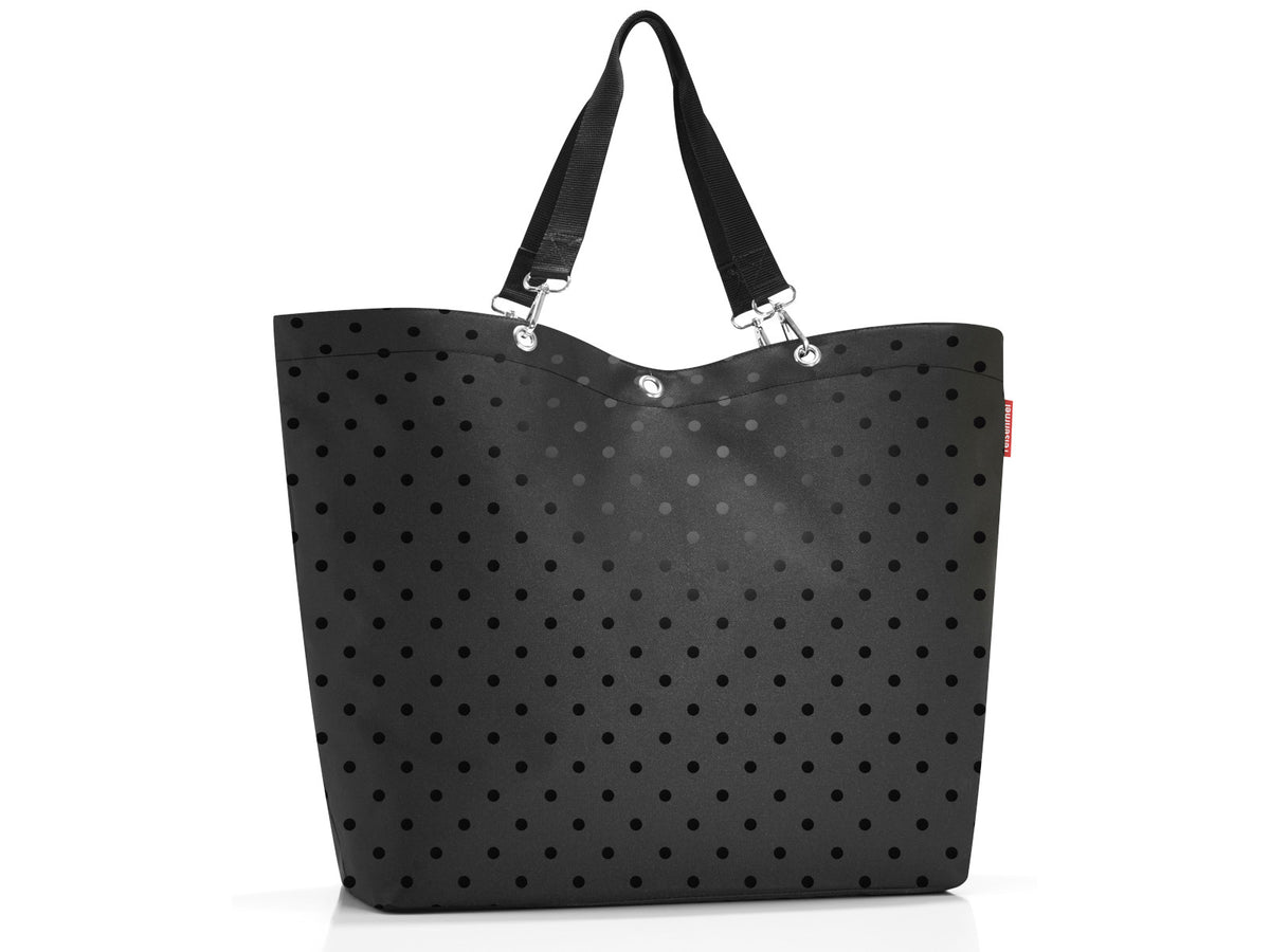 reisenthel shopper XL glossy dots black Freisteller 2
