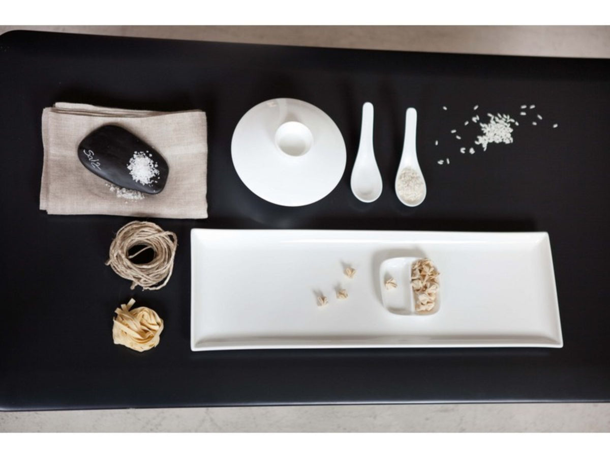 Rosenthal Jade Weiss Frühstücksteller Fahne 23 cm