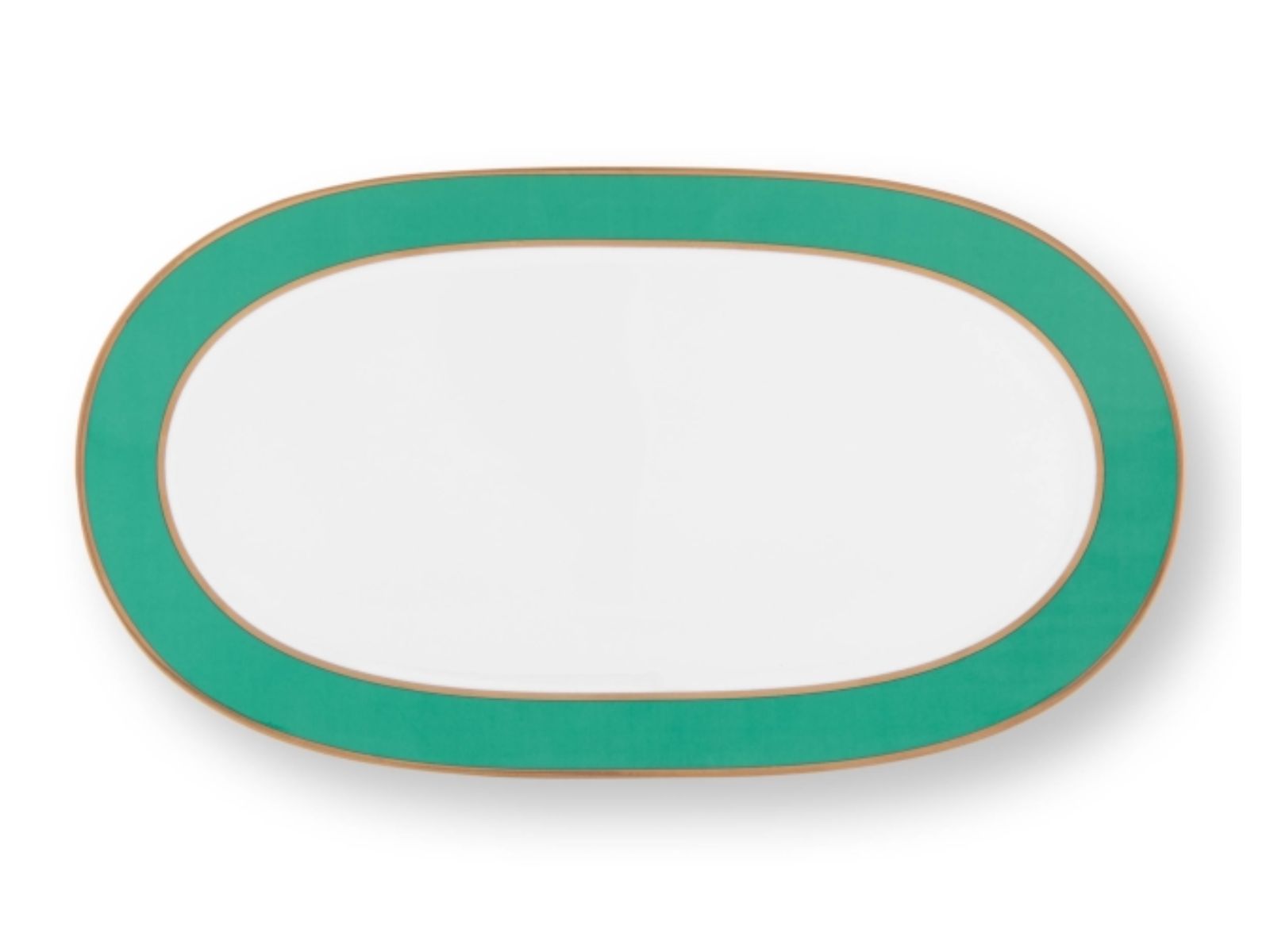 PIP STUDIO Chique Tablett gold-green 28 x 16 x 2 cm