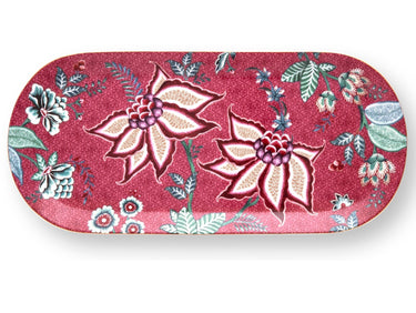 PIP STUDIO Flower Festival Kuchenplatte dark pink 33,3 cm