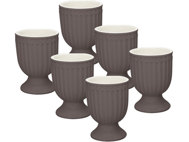 Greengate Alice Eierbecher dark chocolate 6,5 cm Set6 Freisteller