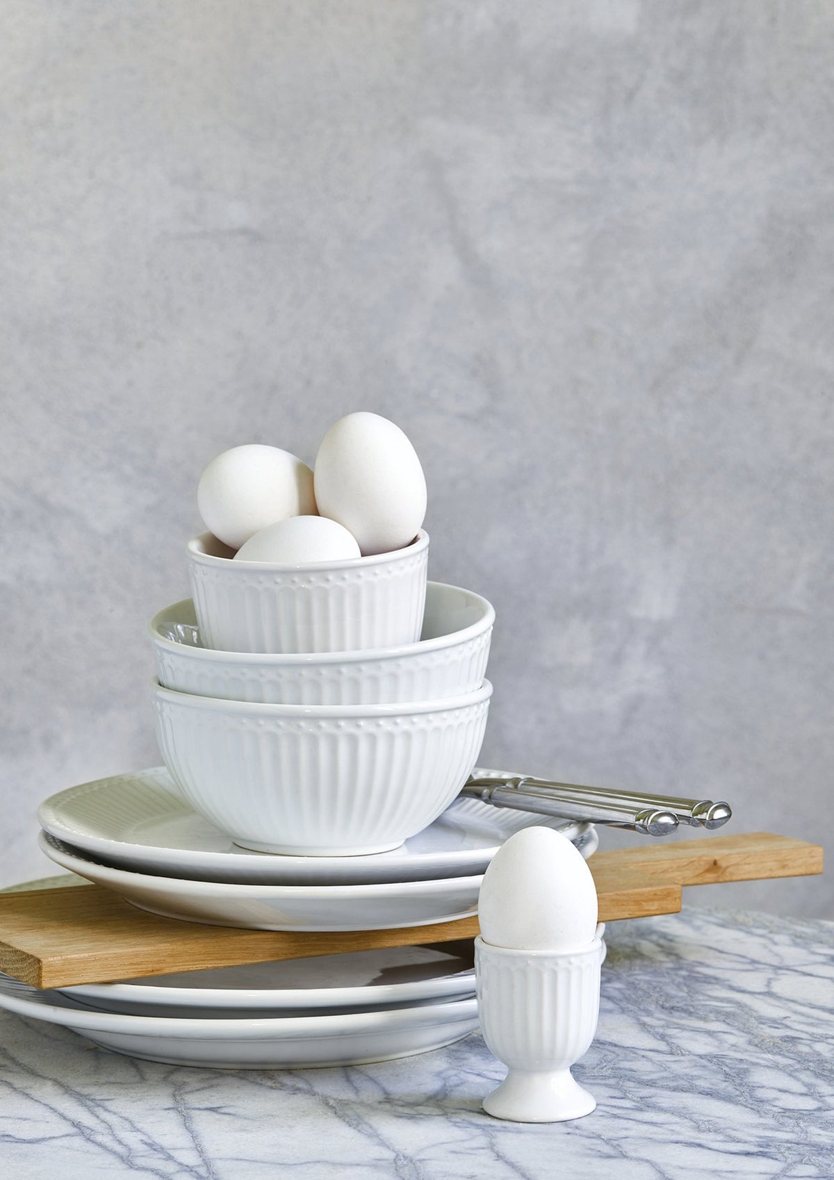 Greengate Alice Mini Bowl white 10cm Set6 Lifestyle2